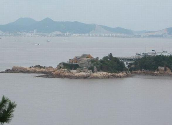 普陀山島遠眺