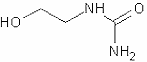 羥乙基脲分子結構