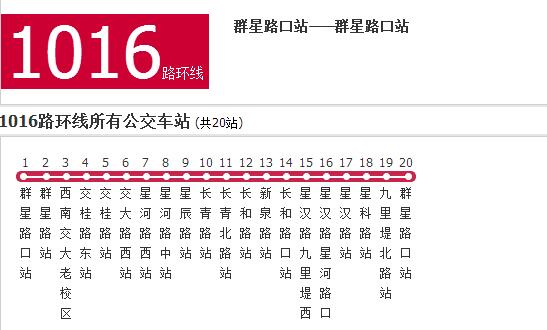 成都公交1016路環線