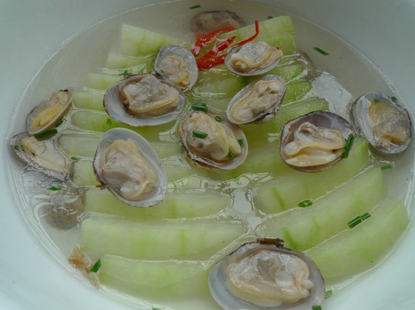 蛤蜊魚丸冬瓜湯