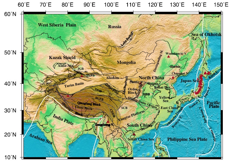 大陸型地殼構造域