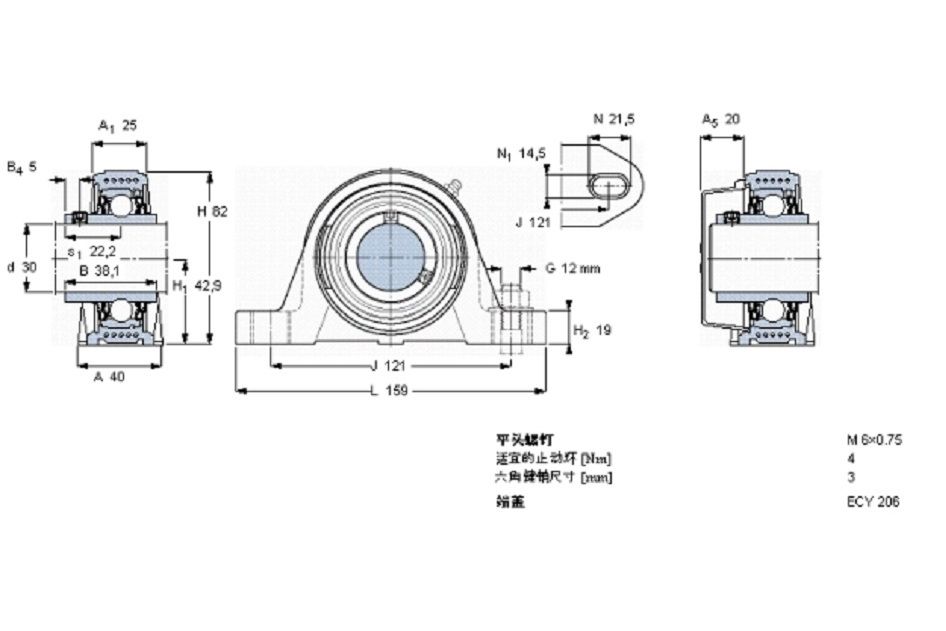 SKF SYKC30NTR/VE495軸承