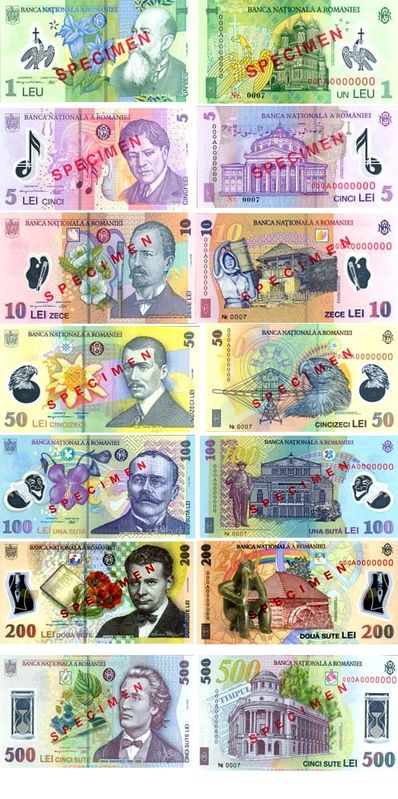 羅馬尼亞貨幣—列伊(2005版)