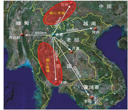 金三角(泰國、緬甸和寮國三國邊境地區)