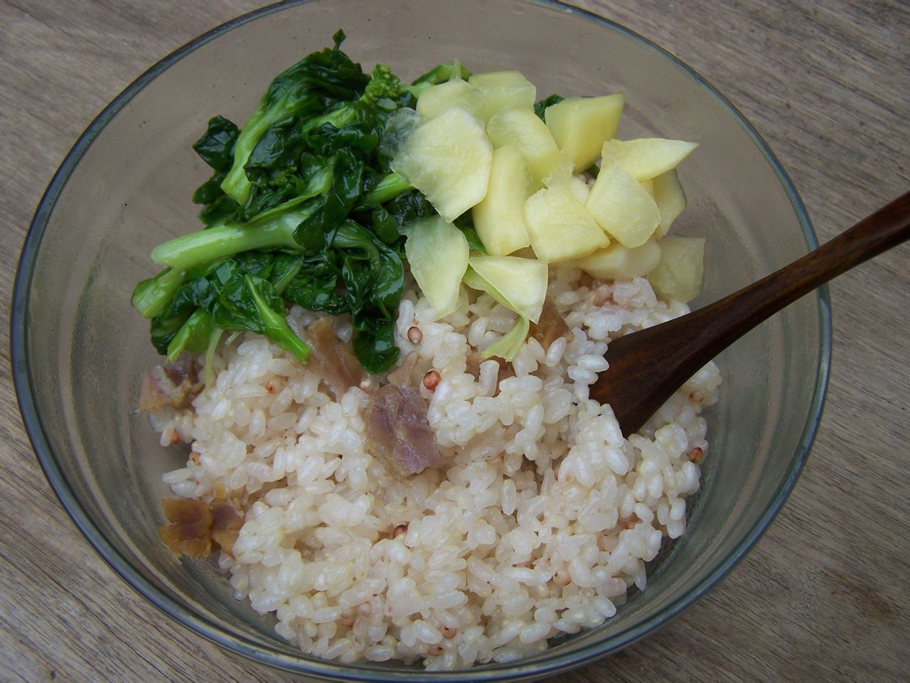 臘肉高粱糯米飯