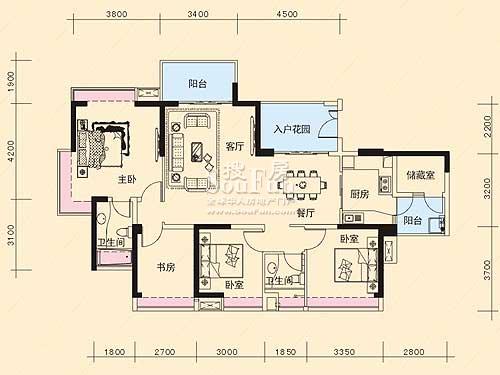 萬象天成戶型圖舉例