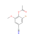 2-溴-4-氰基-6-甲氧基苯基乙酯