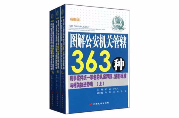 圖解公安機關管轄363種刑事案件統一罪名的認定界限量刑標準與相關執法參考