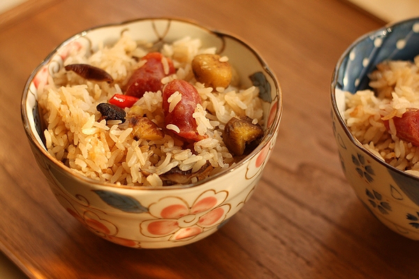 臘腸香菇燜飯