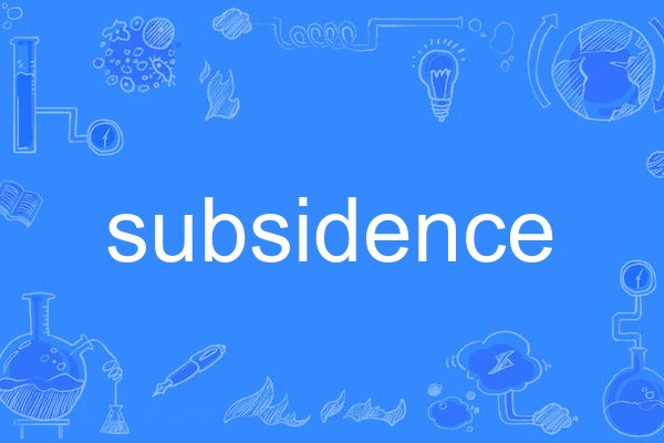 subsidence