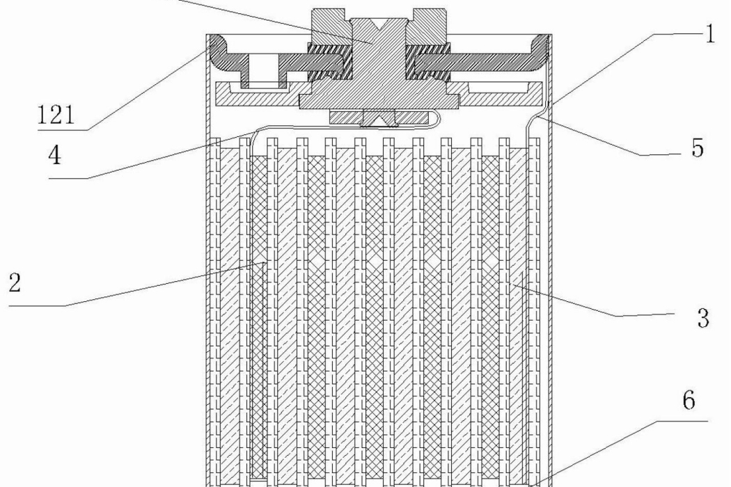 一種圓柱電池電容器