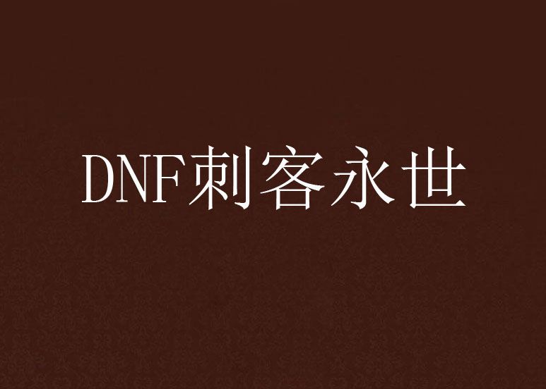 DNF刺客永世