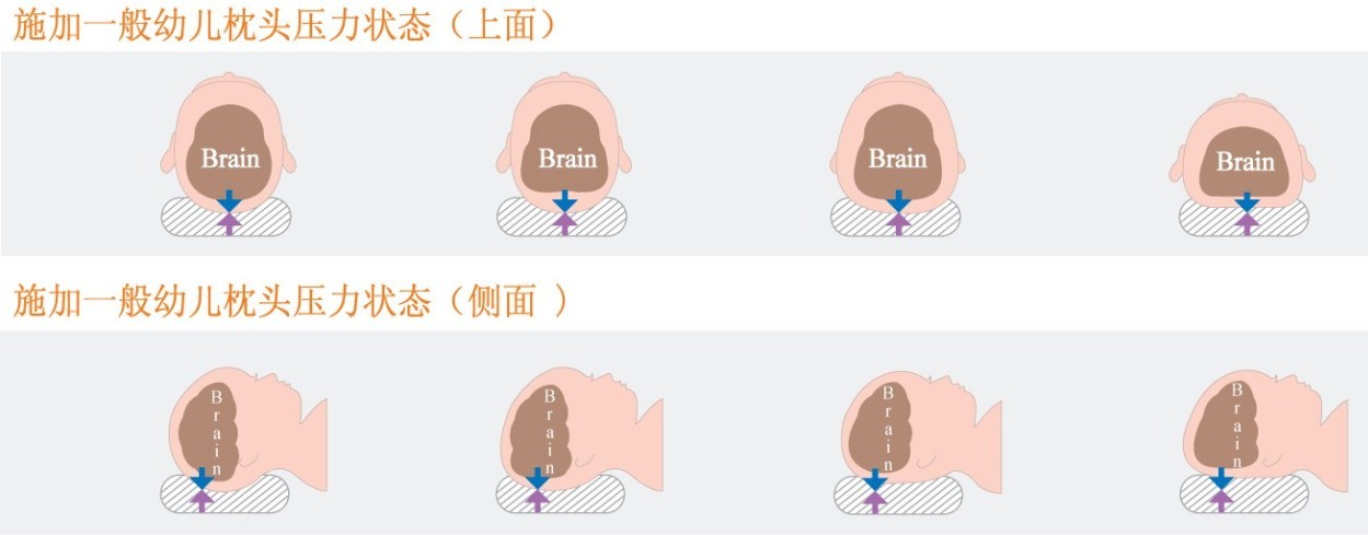 枕頭壓力模型