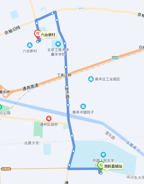 北京公交T120路