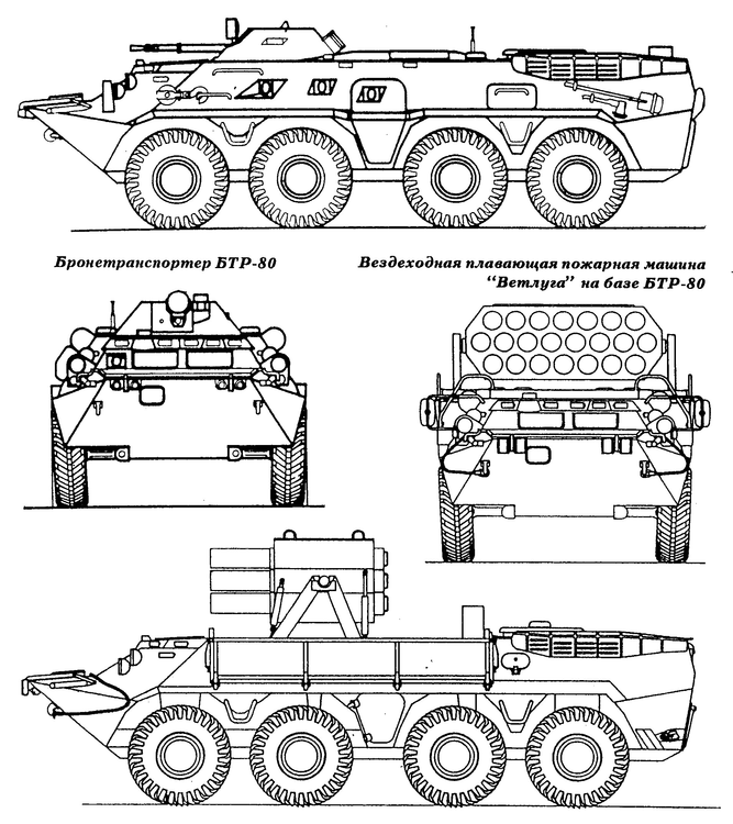 蘇聯БТР-70輪式裝甲人員輸送車