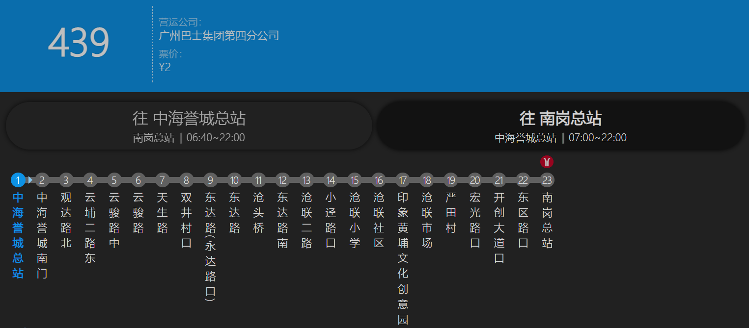 廣州公交439路