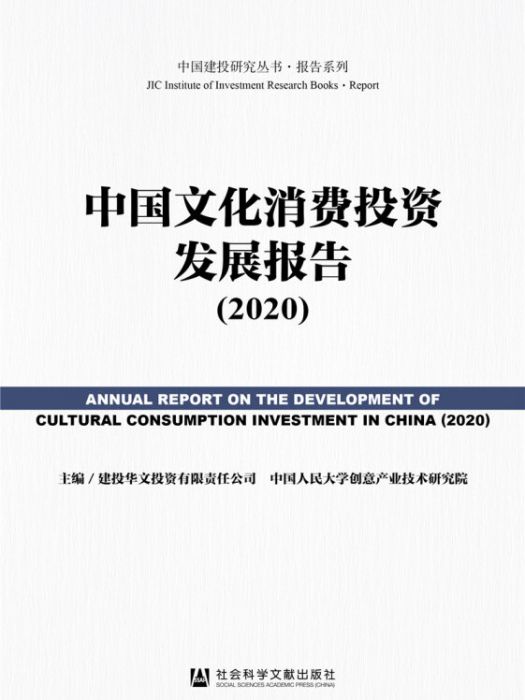 中國文化消費投資發展報告(2020)(2020年7月1日社會科學文獻出版社出版的圖書)