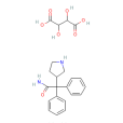 3-(S)-（1-甲醯胺基-1,1-二苯基甲基）吡咯烷-L-酒石酸鹽