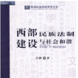 西部民族法制建設與社會和諧