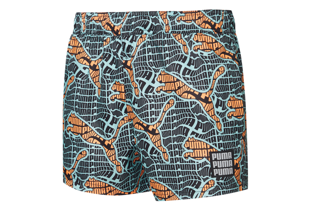 PUMA SWIM MEN CAT LOGO AOP SHORT SHORTS 1P男子沙灘短褲