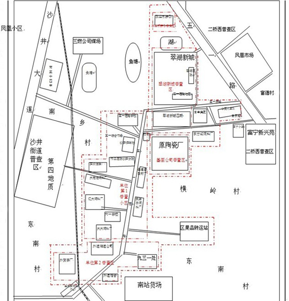 五一西路社區管轄區域圖