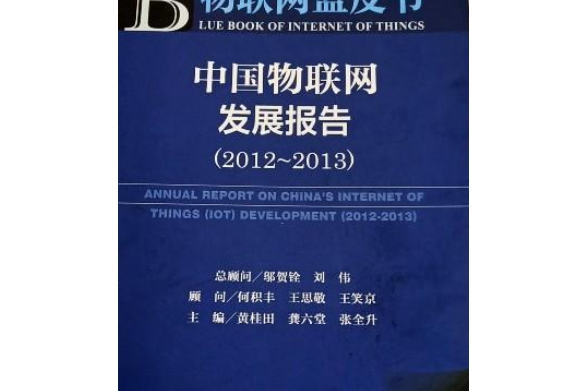 物聯網藍皮書中國物聯網發展報告(2012～2013)