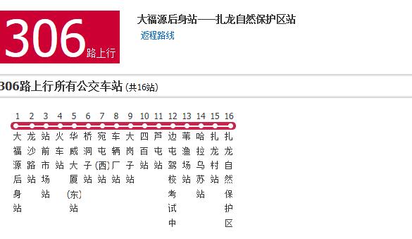 齊齊哈爾公交306路