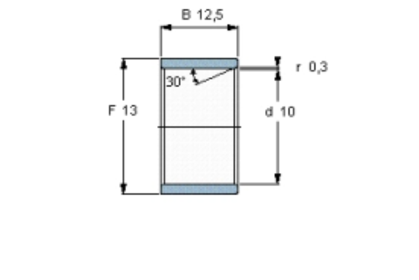 SKF LR10x13x12.5軸承