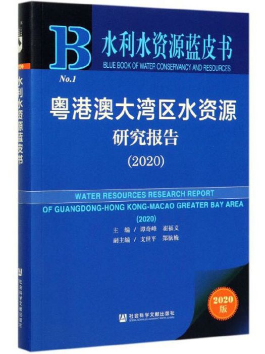 粵港澳大灣區水資源研究報告(2020)