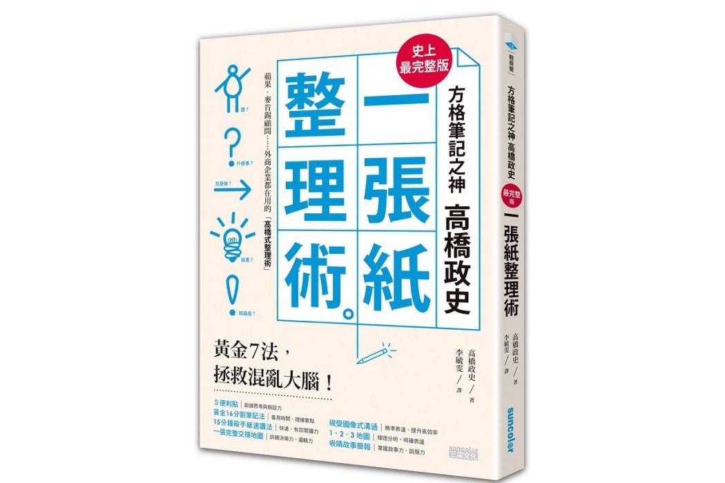 方格筆記之神高橋政史，最完整版「一張紙整理術」