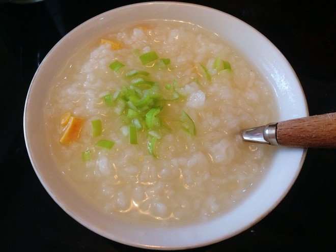 鹹蛋黃豆腐粥