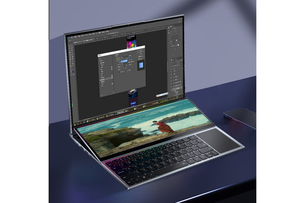 雙屏筆記本電腦
