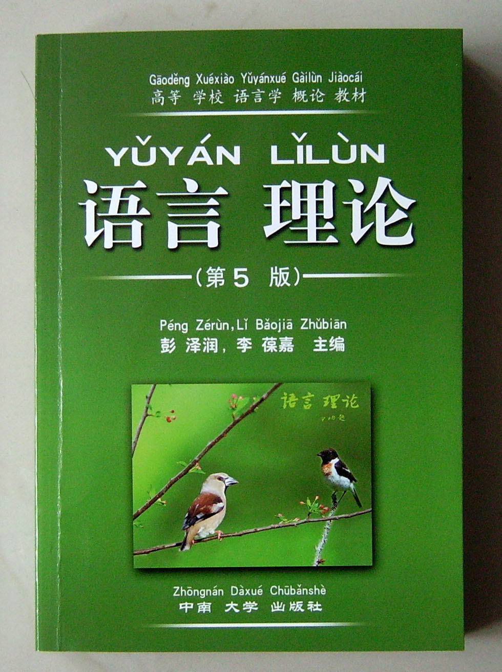 全面實行詞式書寫的教材《語言理論》