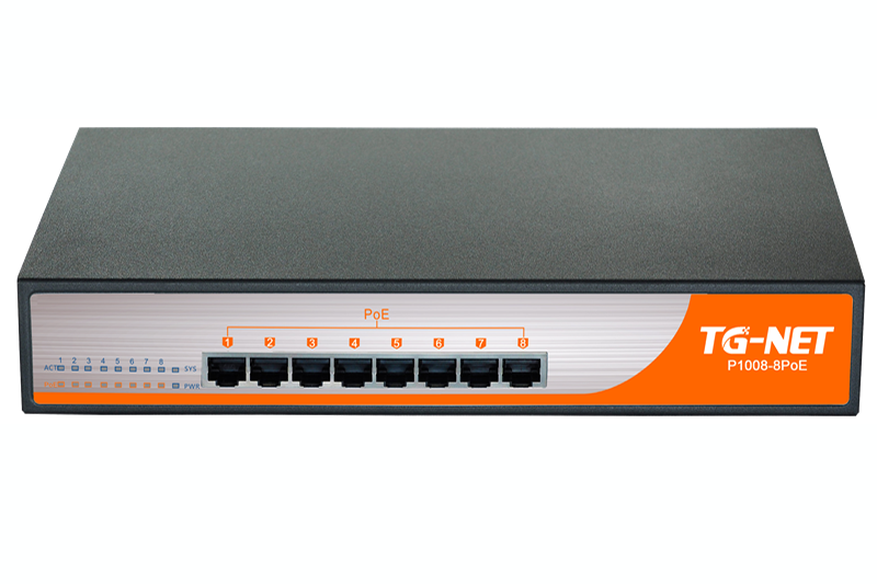 TG-NET P1008-8POE-150W