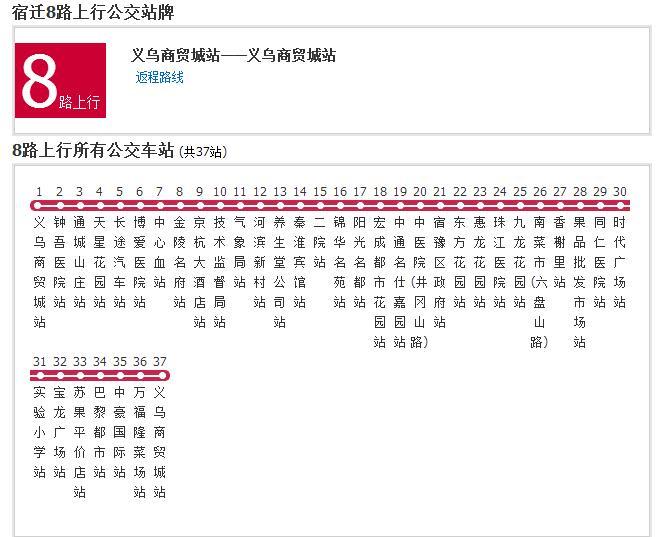 宿遷公交8路