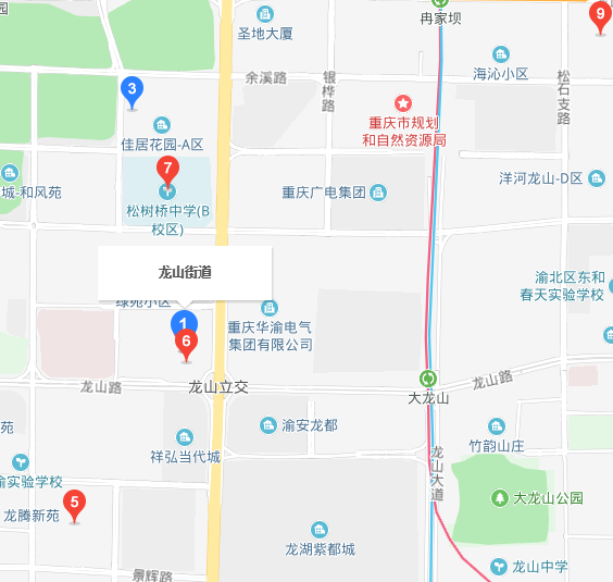 龍山街道(重慶市渝北區龍山街道)