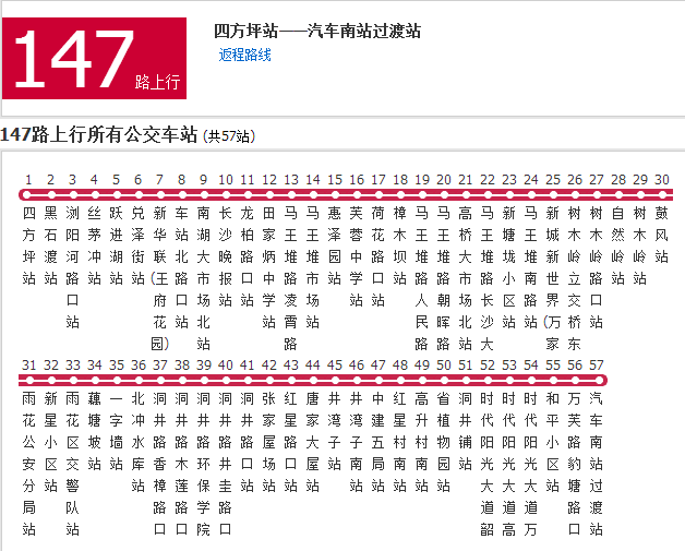 長沙公交147路