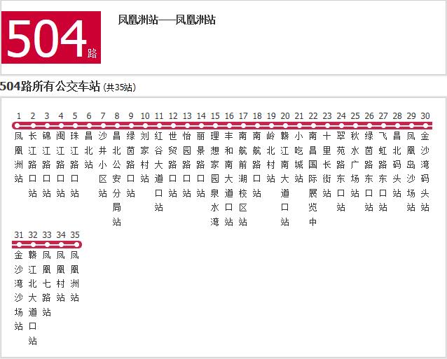 南昌公交504路