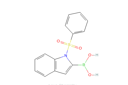 1-（苯基磺醯）-2-吲哚基硼酸