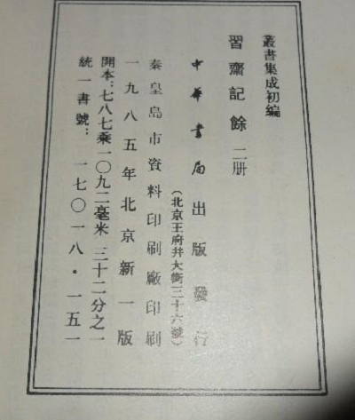 習齋記余