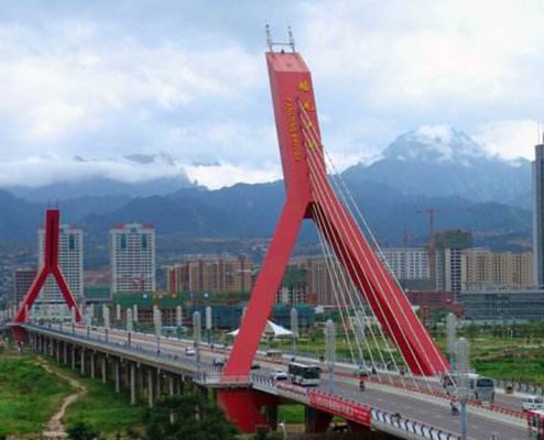 寶雞蟠龍大橋(蟠龍大橋（蟠龍大橋）)