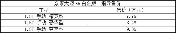 眾泰大邁X5