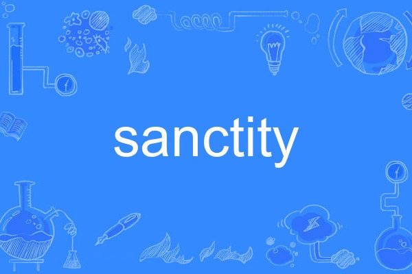 sanctity