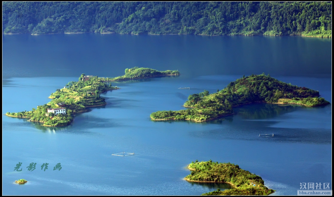 美如仙境仙島湖