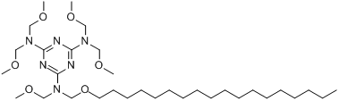 N,N,N\x27,N\x27,N\x27\x27-五（甲氧基甲基）-N\x27\x27-[（十八烷氧基）甲基]-1,3,5-三嗪-2,4,6-三胺