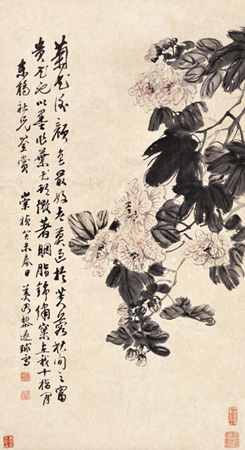 黎遂球芙蓉立軸