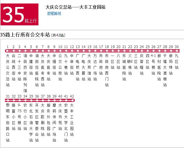 大慶公交35路