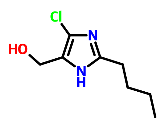 2-丁基-4-氯-5-（羥甲基）咪唑