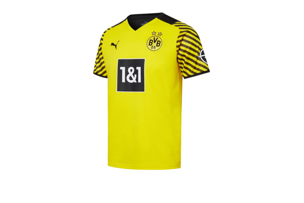 BVB HOME SHIRT REPLICA W/ SPONSOR男女同款短袖球迷版T恤