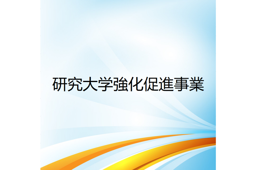 研究大學強化促進事業